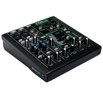 Mackie Mischpult ProFX6v3 6-kanaliger Analogmixer mit Kabel
