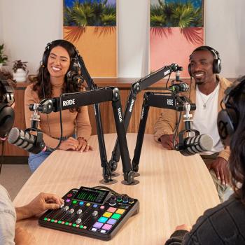 Rode PSA1+ Black Mikrofonarm Tisch-Stativ mit keepdrum XLR-Kabel
