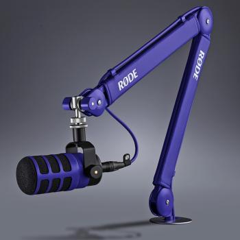 Rode Mikrofonarm PSA1+ Plus Lila mit Mikrofasertuch