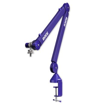 Rode Mikrofonarm PSA1+ Plus Lila mit Mikrofasertuch