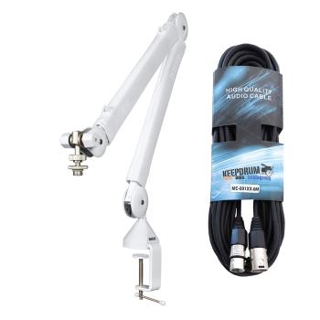 Rode PSA1+ Mikrofonarm Weiss mit XLR-Kabel