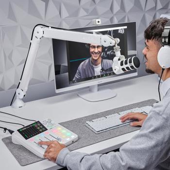 Rode PSA1+ Mikrofonarm Weiss mit XLR-Kabel