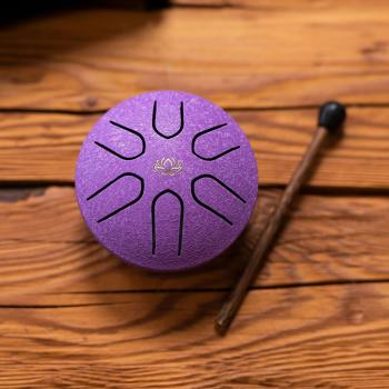 Meinl Sonic Energy Pocket Tongue Drum Lotus mit Tuch