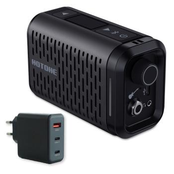 Hotone Gitarren-Verstärker AP-5BK Pulze Mini mit Ladegerät