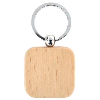 keepdrum Schlüsselanhänger Quadrat mit Bassschlüssel Motiv