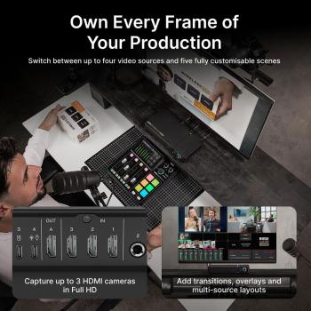 Rode Rodecaster Video Core Konsole für Audio-Video-Produktion