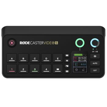 Rode Rodecaster Video S Produktions-Konsole mit WIME TX Mikrofon