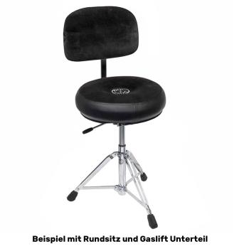 Roc-n-Soc Rückenlehne Schwarz für Schlagzeughocker