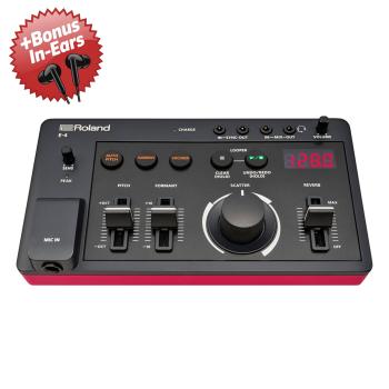 Roland Aira E-4 Vocal Effektgerät + Bonus In-Ear Kopfhörer