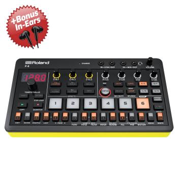 Roland Aira P-6 Creative Sampler + Bonus In-Ear Kopfhörer
