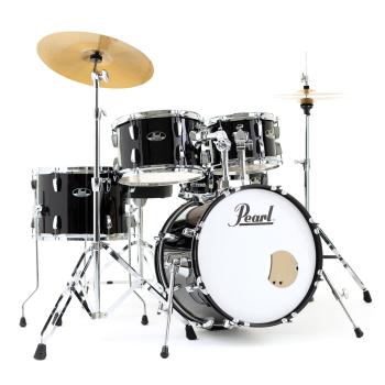 Pearl Roadshow Schlagzeug mit Kopfhörer und Sticks