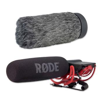 Rode Mikrofon Videomic Rycote Richtmikrofon mit keepdrum Fell-Windschutz