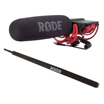 Rode VideoMic Rycote mit Micro Boompole 2m