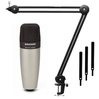 Samson Kondensator-Mikrofon C-01 mit Gelenkarm
