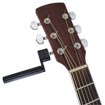 Planet Waves Strap Locks Nickel mit Saitenkurbel