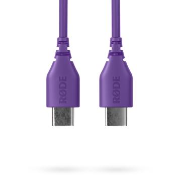 Rode USB-Kabel SC22-PU USB-C auf USB-C Kabel 30cm Lila