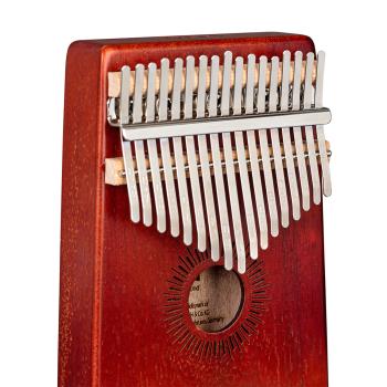 Sela SE247 Kalimba Mahagoni 17 Rot mit Tuch