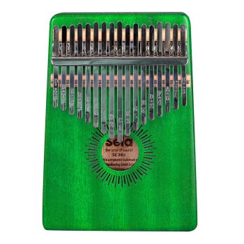 Sela SE248 Kalimba Mahagoni 17 Grün