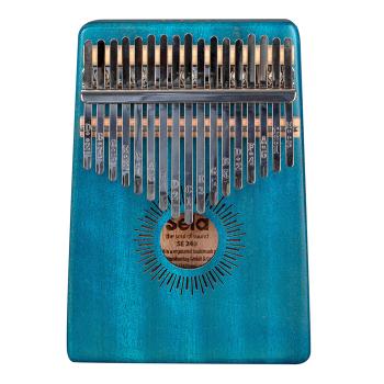 Sela SE249 Kalimba Mahagoni 17 Blau
