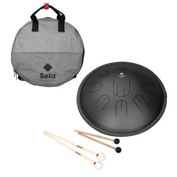 Sela SE 380 Melody Tongue Drum Schwarz mit Schlägel