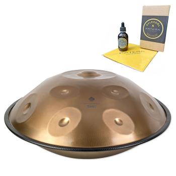 Sela Handpan SEHP201 Harmony D-Kurd mit Pflegemittel