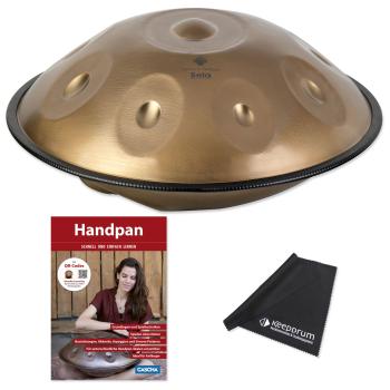 Sela Handpan SEHP203 Harmony D-Kurd Edelstahl mit Lehrbuch