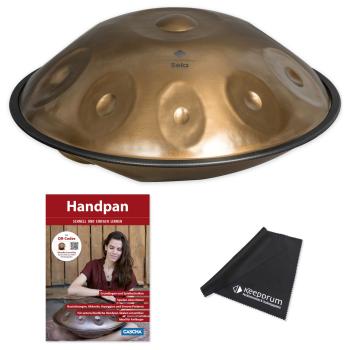 Sela Handpan SEHP330 Harmony D-Kurd Edelstahl mit Lehrbuch