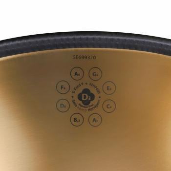 Sela Handpan SEHP400 Nomo D-Kurd Edelstahl mit Pflegemittel
