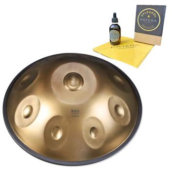Sela Nomo sehp401 Handpan D-Kurd Edelstahl 12 Töne mit Pflegemittel