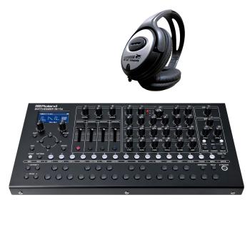 Roland SH-4d Desktop Synthesizer mit Kopfhörer