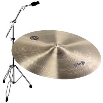 Stagg SH Medium Crash 15 mit Galgenbeckenständer