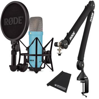 Rode NT1 Signature Blue Mikrofon mit PSA1+PLUS Studio Gelenkarm Schwarz