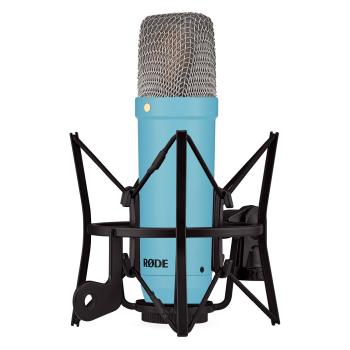 Rode NT1 Signature Blue Mikrofon mit PSA1+ Mikrofonarm Weiss