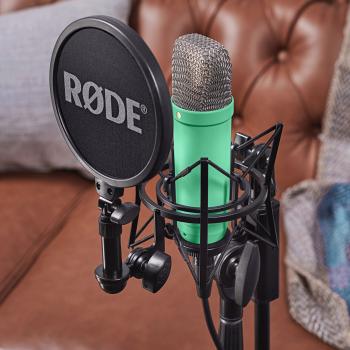 Rode NT1 Signature Green Mikrofon Grün mit PSA-1+ Plus Gelenkarm-Stativ