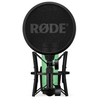 Rode NT1 Signature Green Mikrofon mit PSA1 W Plus Gelenkarm White