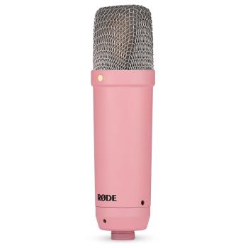 Rode NT1 Signature Pink Studio-Mikrofon Rosa mit PSA1 Gelenkarm Schwarz