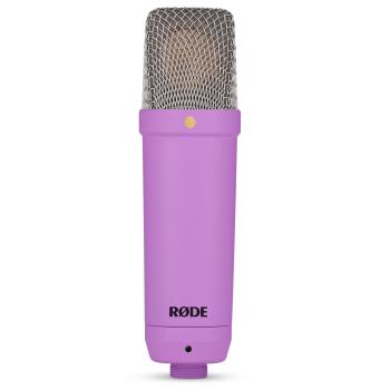 Rode NT1 Signature Purple Mikrofon Lila mit Gelenkarm