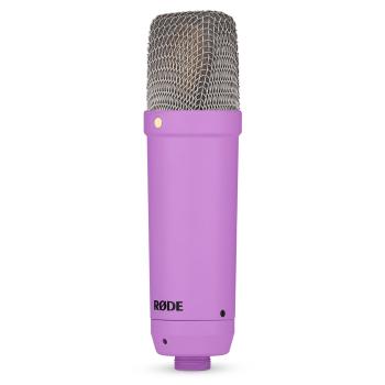 Rode NT1 Signature Purple Studio-Mikrofon Lila mit PSA1 Gelenkarm Schwarz