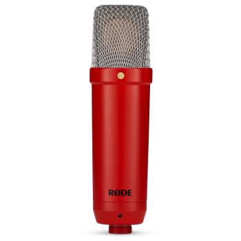 Rode NT1 Signature Red Studio-Mikrofon Rot mit PSA1+PLUS Gelenkarm Schwarz