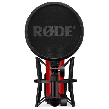 Rode NT1 Signature Red Studio-Mikrofon Rot mit PSA1+PLUS Gelenkarm Schwarz