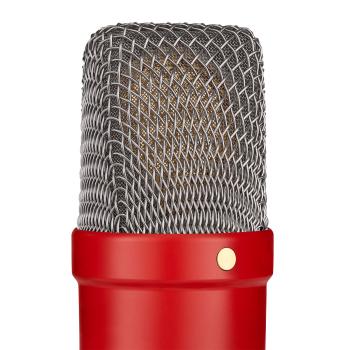 Rode NT1 Signature Red Studio-Mikrofon Rot mit PSA1+PLUS Gelenkarm Schwarz