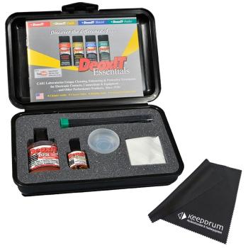 Caig DeoxIT Pflege-Set SK-GXMD Gold für Vakuumröhren-Kontakte mit Mikrofasertuch