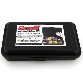 Caig DeoxIT SK-AV35 Audio Video Pflegeset mit Tuch
