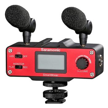 Saramonic Smartmixer Audio-Interface mit Kopfhörer