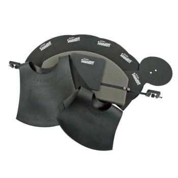 Evans SoundOff Drum Mute Fusion mit Schlagzeugstöcken