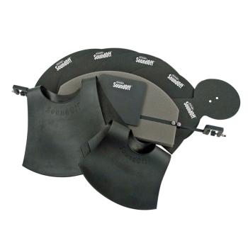 Evans SoundOff Drum Mute Standard mit Schlagzeugstöcken