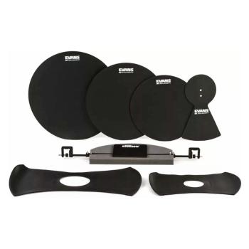 Evans SoundOff Drum Mute Standard mit Schlagzeugstöcken