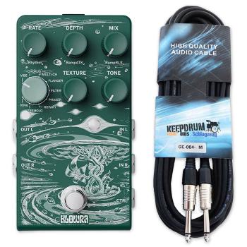 Klowra Effektgerät Sprout Modulation Pedal mit Kabel