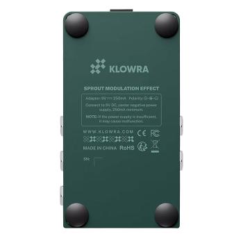 Klowra Effektgerät Sprout Modulation Pedal mit Netzteil