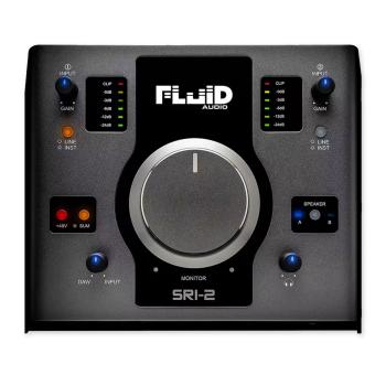Fluid Audio Interface SRI-2 Interface und Monitor-Controller mit Kopfhörer